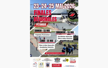Championnats régionaux du 23 au 25 Mai 2026